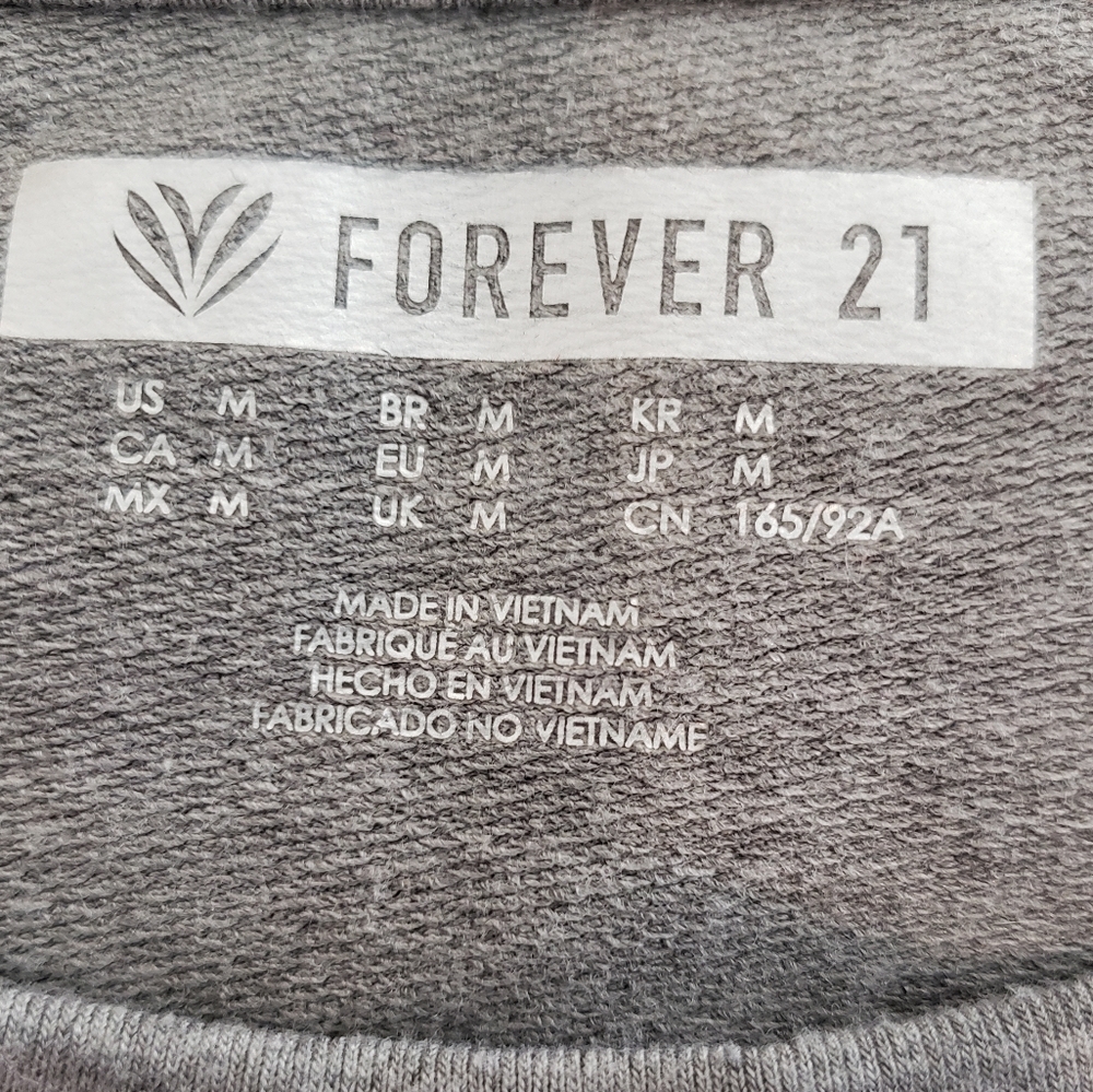 🪻BOGO🪻 Forever 21 Gray Active Ladder Cut-Out Top Size Medium - Picture 6 of 8